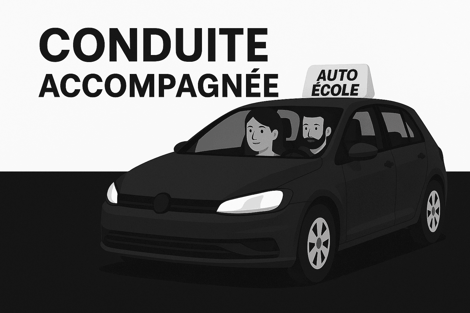 Illustration Conduite Accompagnée