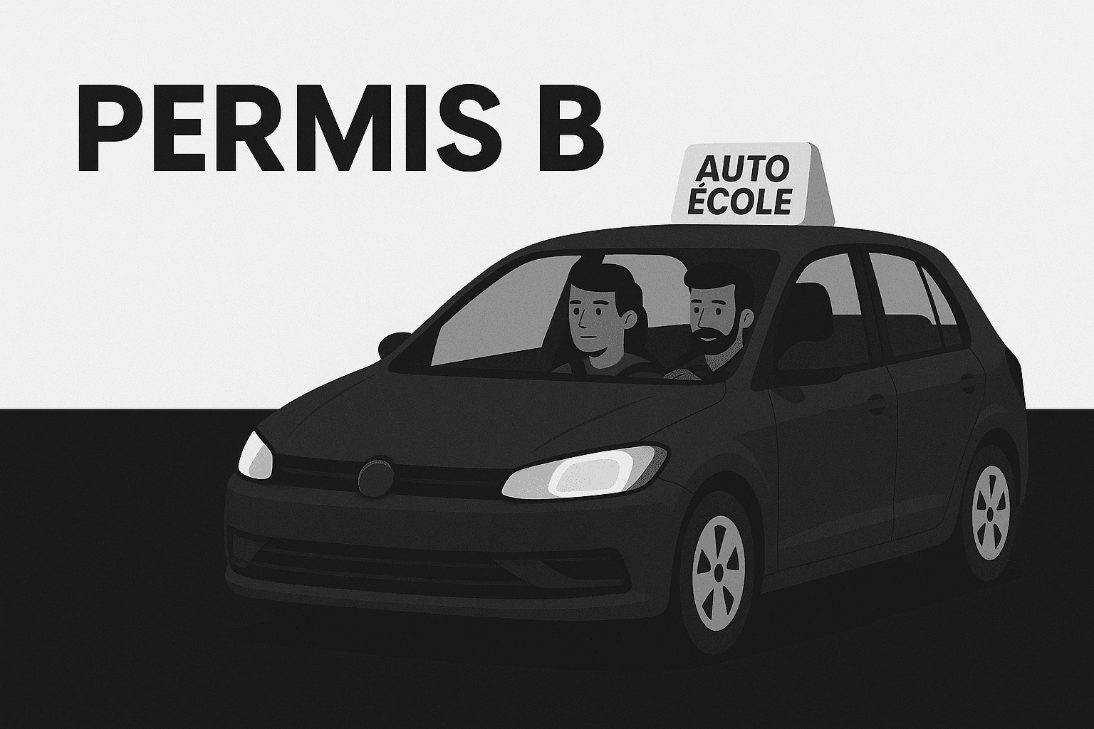 Illustration Permis B